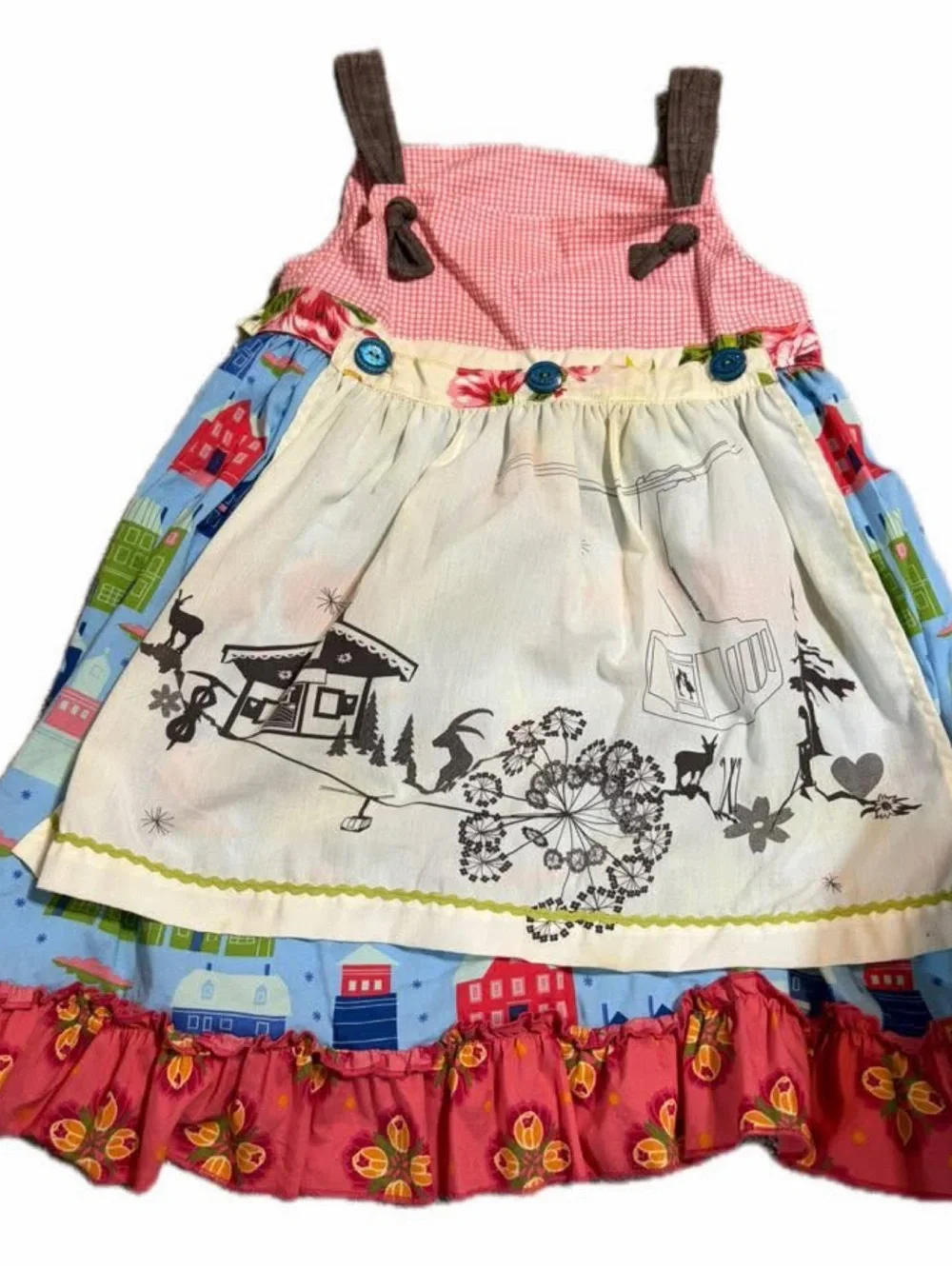 Matilda Jane sugarland vintage apron dress size 8